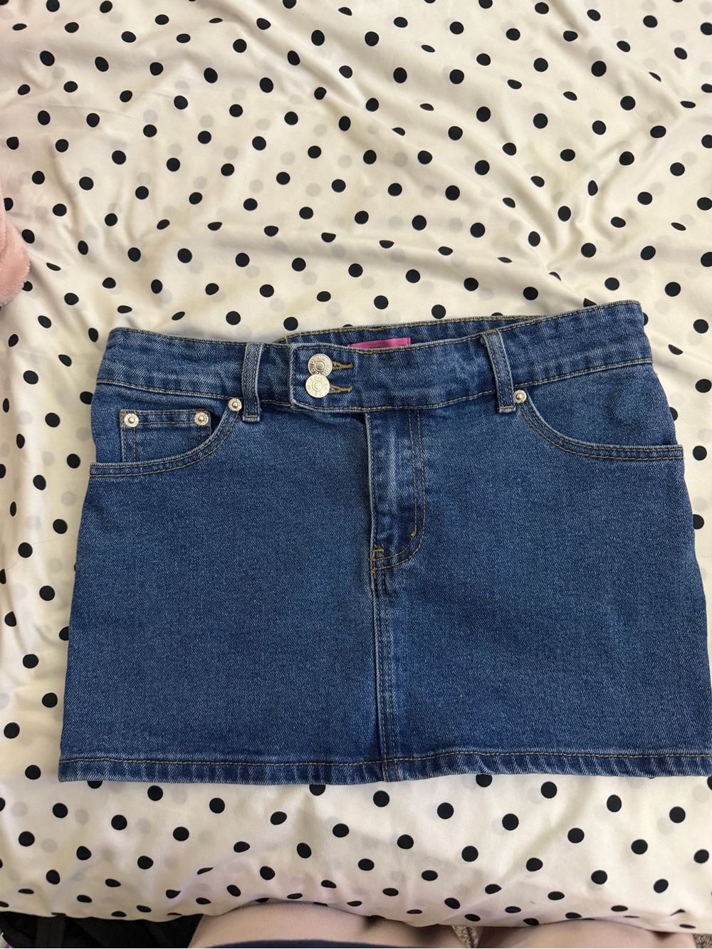 Edikted Blue Denim Mini Skirt - Casual Chic